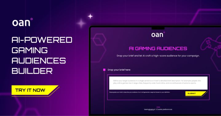 AI Powered Audience Segments Builder by OAN Gaming Audiences